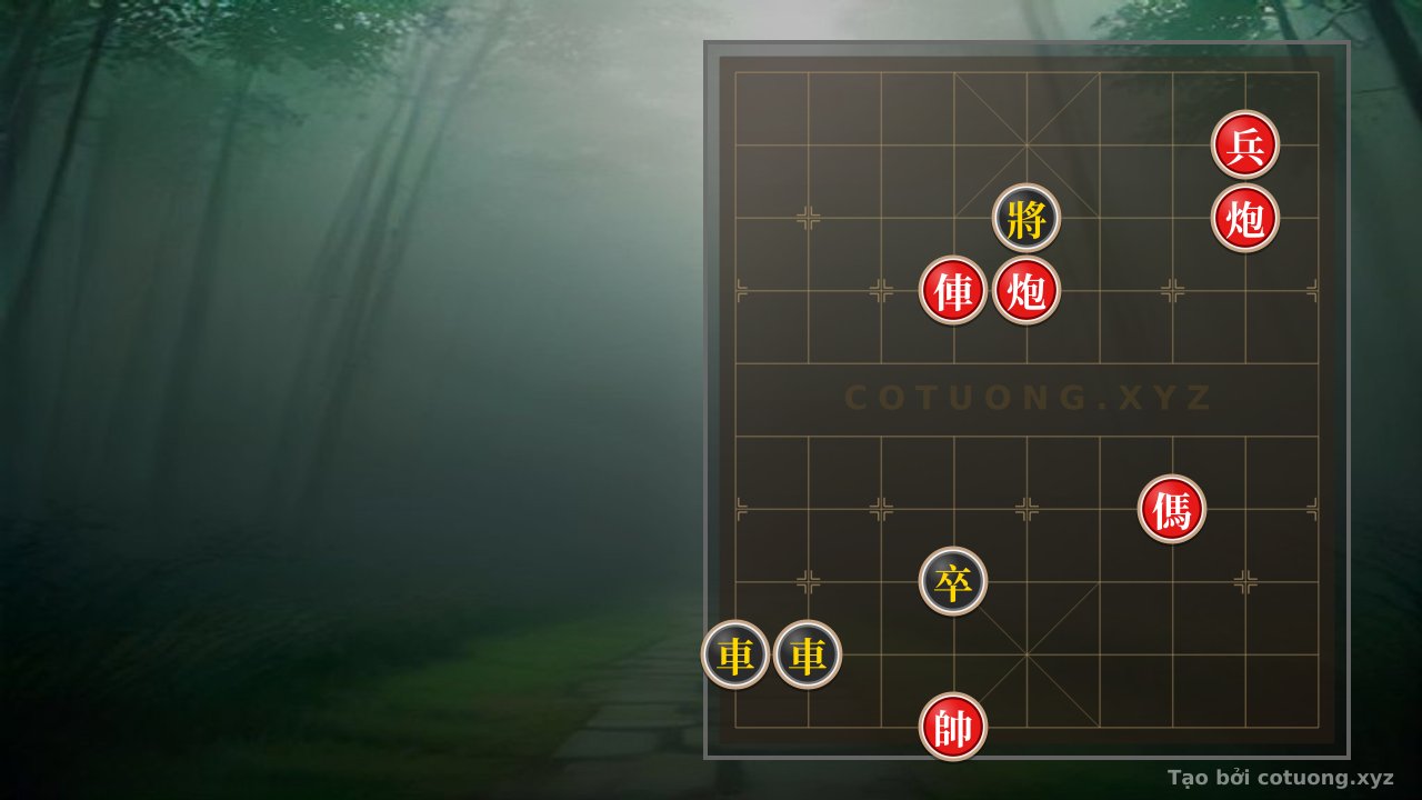 Thế cờ: Xiangqi: The Red General's Trap - A Deadly Rook Thrust — Cờ Tướng Online