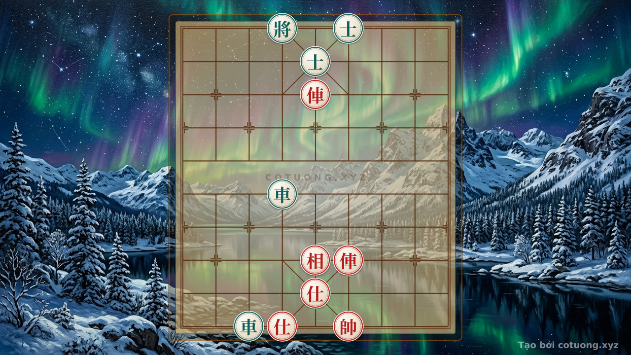 Thế cờ: Xiangqi: Red's Winning Tactics Against Black in the 'Chariot Thrust' Formation — Cờ Tướng Online