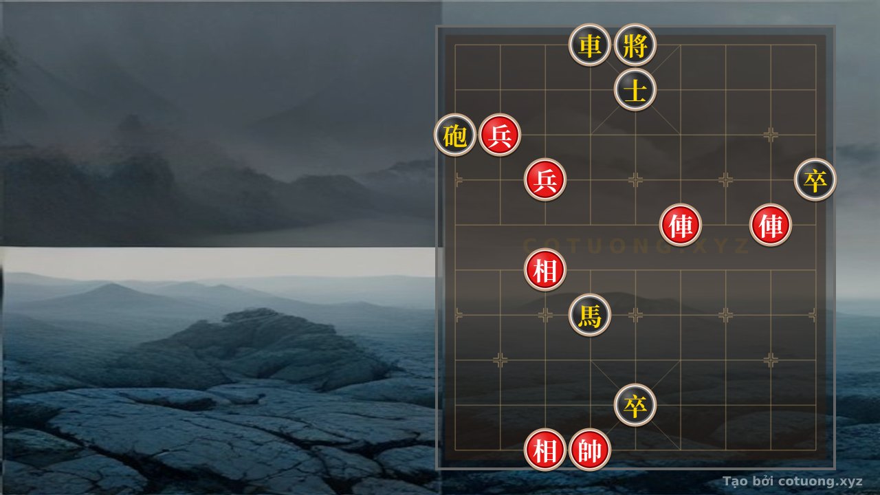 Thế cờ: The Hidden Trap: Red Chariot Invades the Palace, Black's Unexpected Counterattack - Double Horse Strategy — Cờ Tướng Online