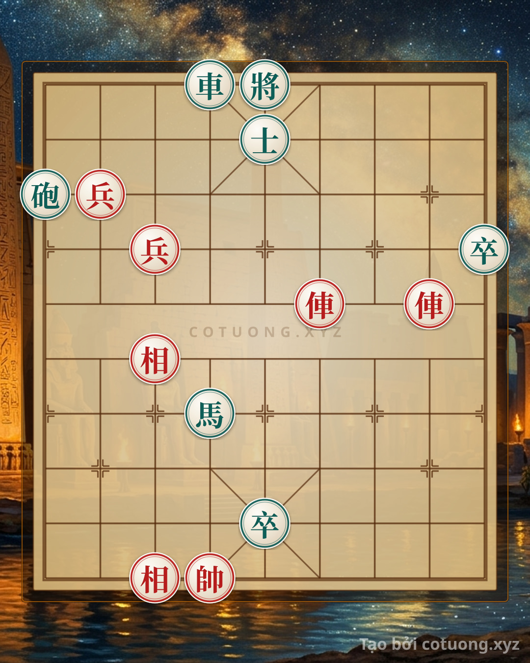 Challenge: The Hidden Trap: Red Chariot Invades the Palace, Black's Unexpected Counterattack - Double Horse Strategy - Can you solve it?