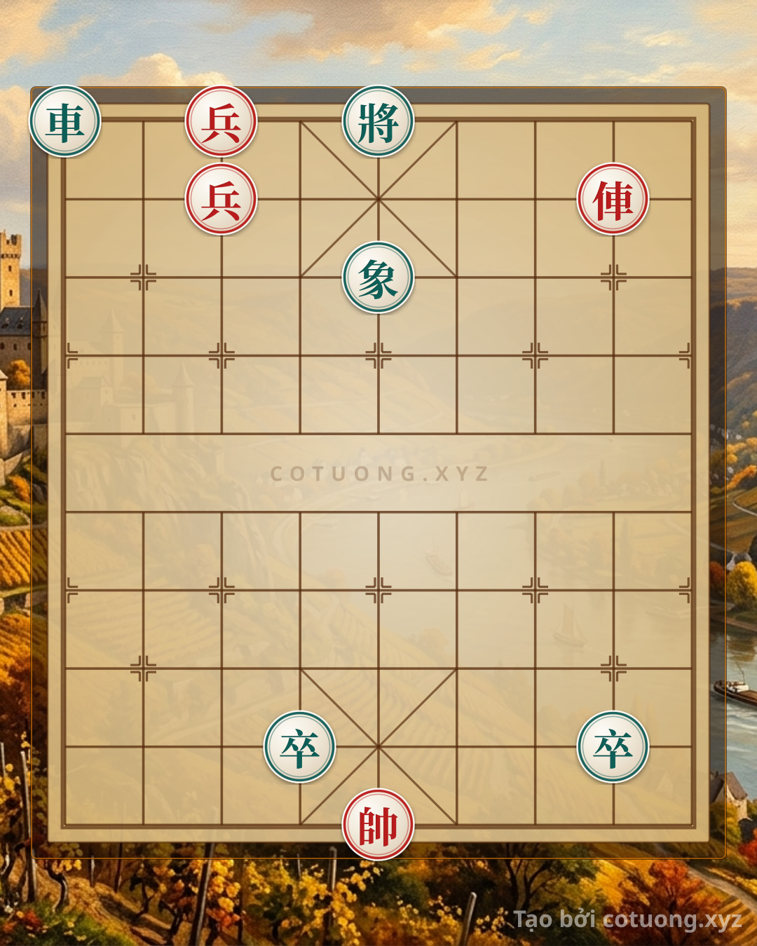 Challenge: Defensive Counterattack Strategy: Black Rook on File 1, Rank 10 - Red Cannon on File 7, Rank 9 - Can you solve it?