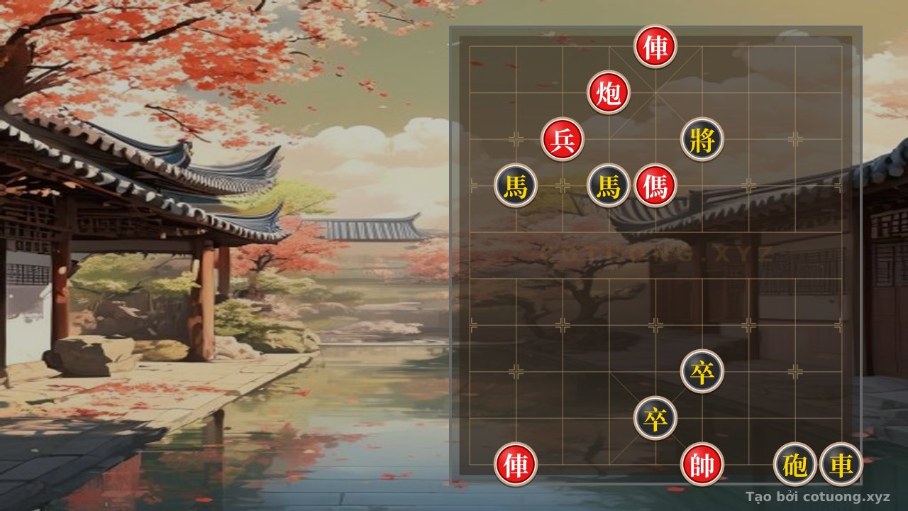 Thế cờ: The Mystery of the Chess Formation: The Two Black Horses and the Waiting Game of the Black Side — Cờ Tướng Online