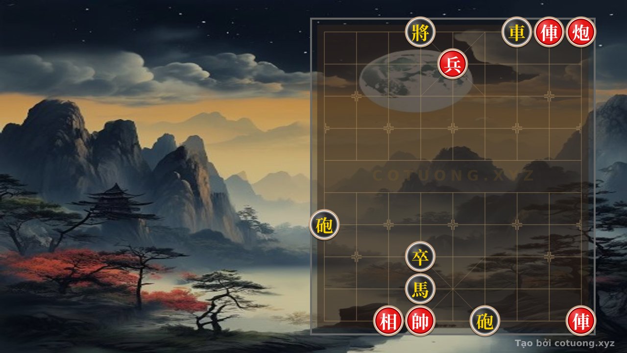 Thế cờ: Red General's Escape: Surprise Cannon Trap, Rook's Sudden Strike — Cờ Tướng Online