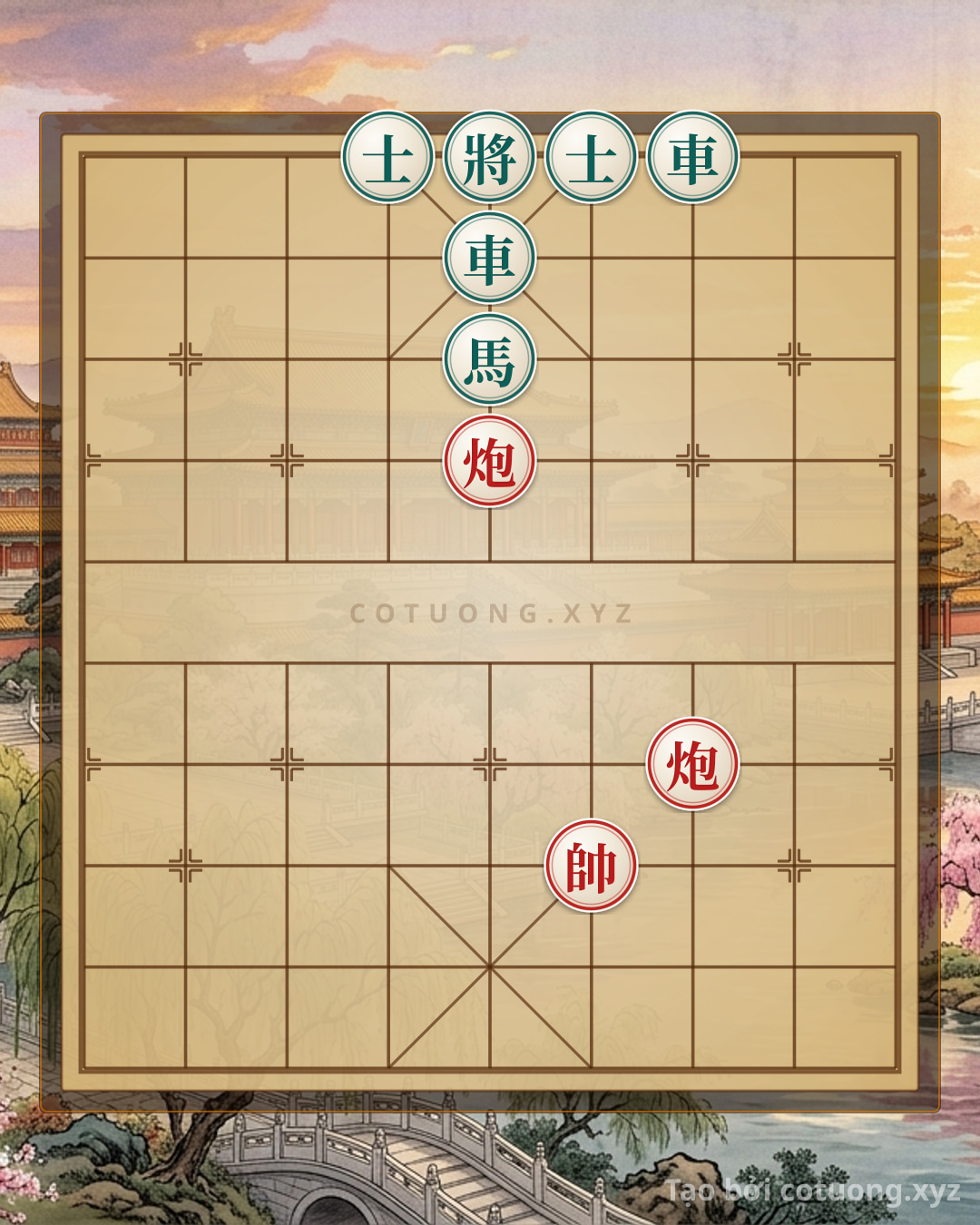 Thế cờ: The 'Black Chariot Rush' Strategy - Tactical Tips for the Red Side — Cờ Tướng Online