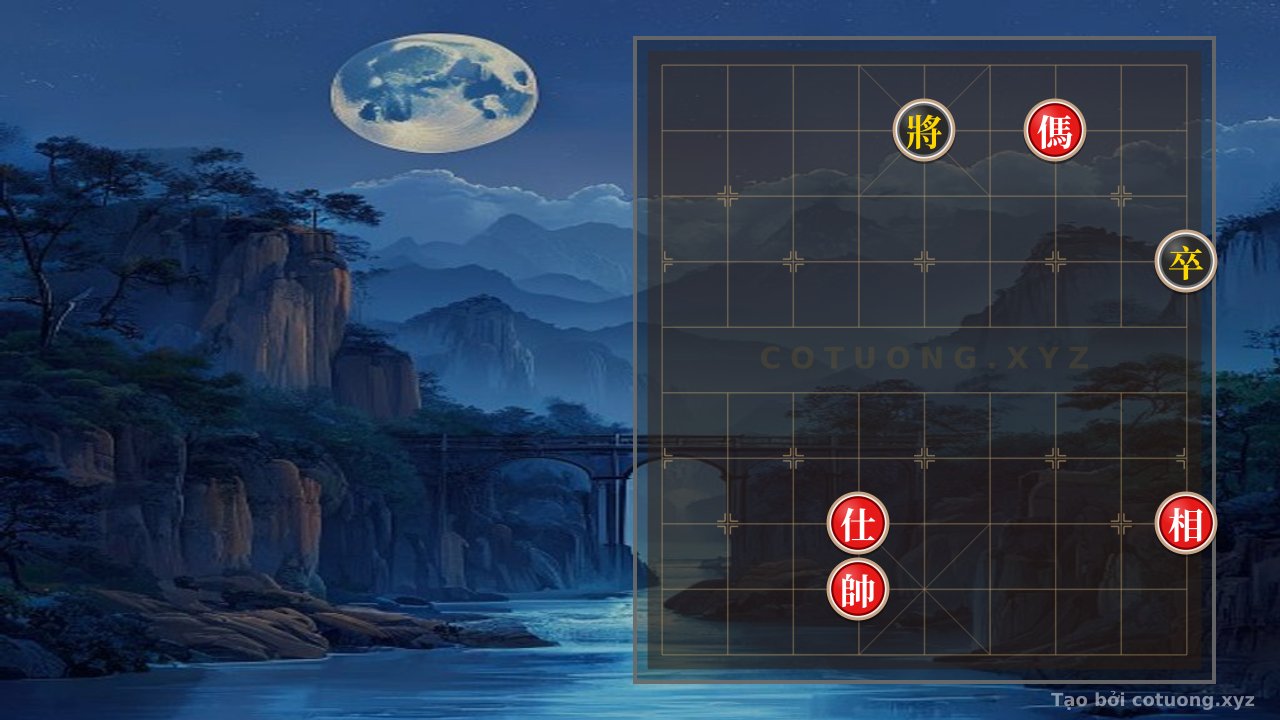 Thế cờ: Red Attacks Black Alone: Rare Tactics in Xiangqi — Cờ Tướng Online