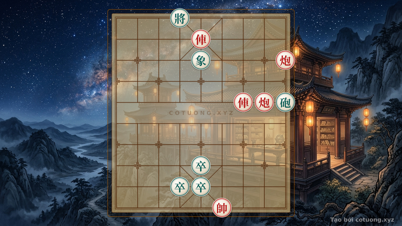 Thế cờ: Xiangqi: Strategy for Red Chariot Opening 5 - Tips to Defeat Black General — Cờ Tướng Online