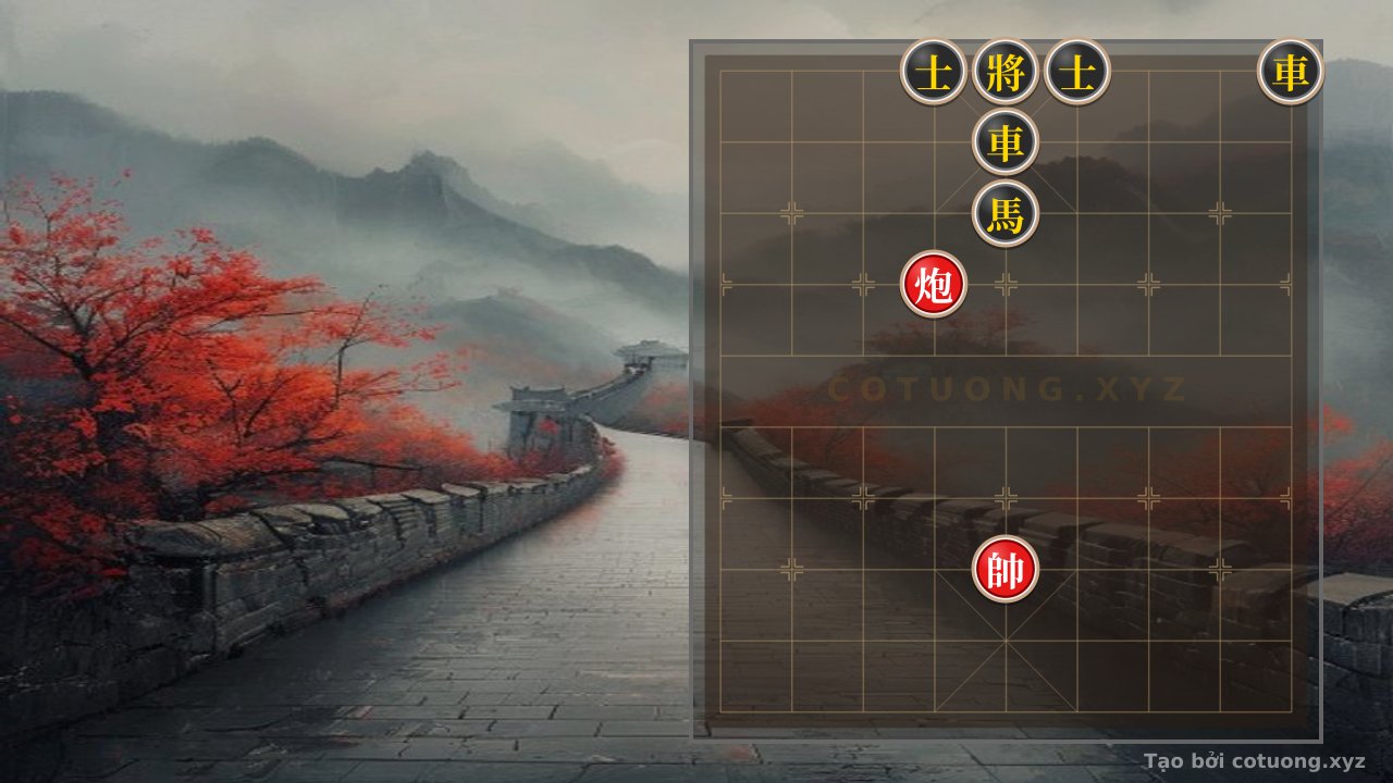 Thế cờ: Black Chariot Myth: The Leader's Chessboard to Secure Victory — Cờ Tướng Online