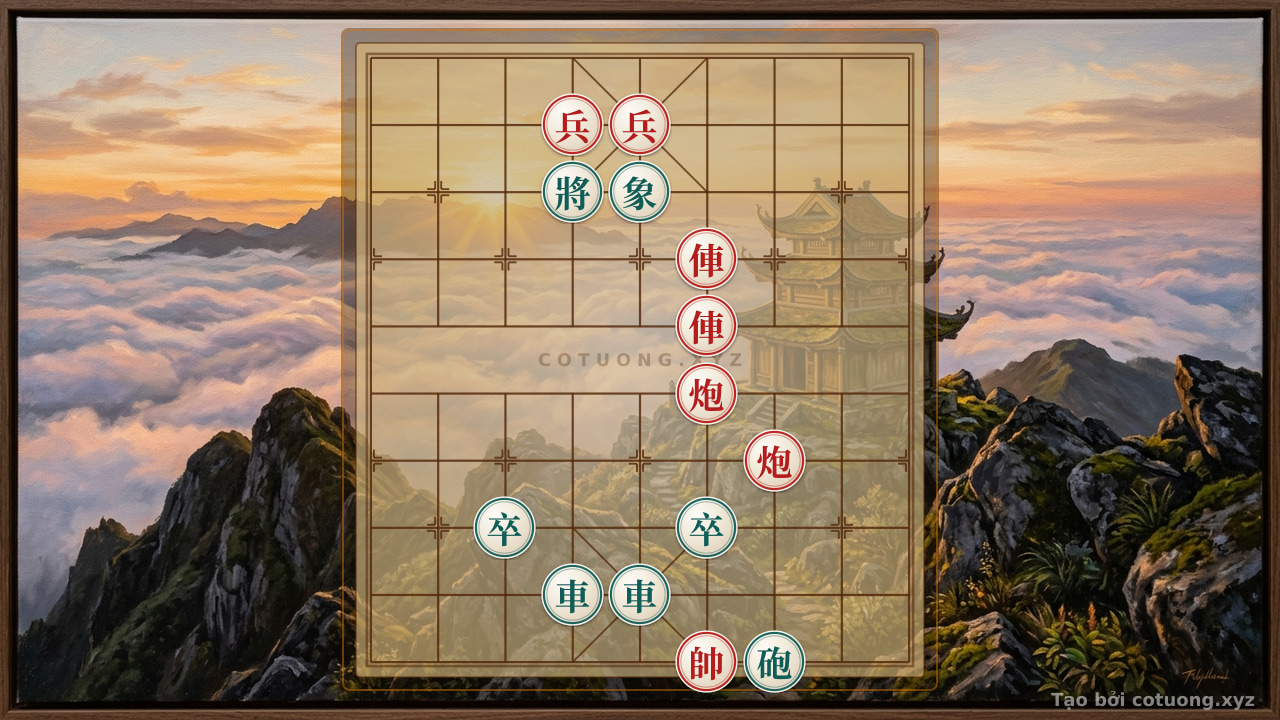 Thế cờ: The 'Breaking the Formation' Secret of the Hidden Piece Master: Defeating Black in the 'Red Chariot vs. Empty Red Cannon' Position — Cờ Tướng Online