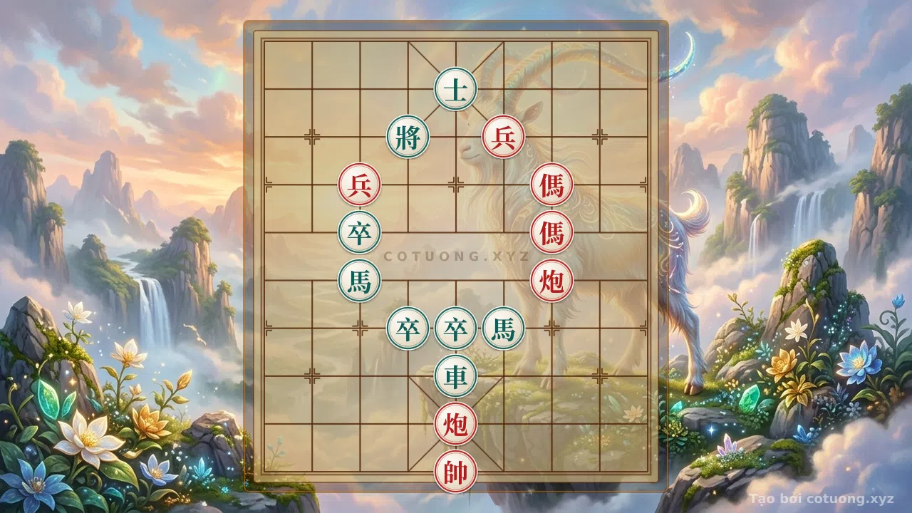 Thế cờ: Xiangqi Secrets: 2Cannons 2Horses 2Pawns vs. Chariot 2Horses 3Pawns Advisor - Extremely Deep Tactics — Cờ Tướng Online