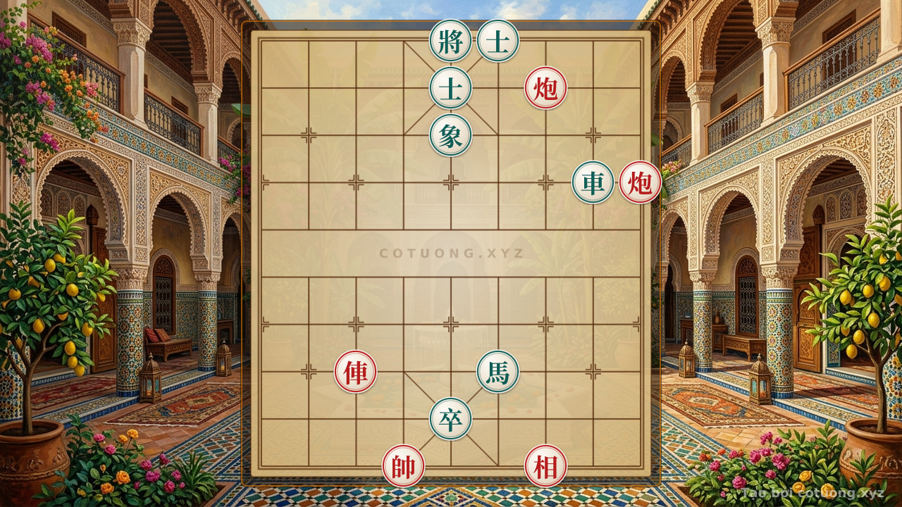 Thế cờ: Playing Xiangqi with Super Hard AI: Chariot Pawn Cannon Breakthrough — Cờ Tướng Online