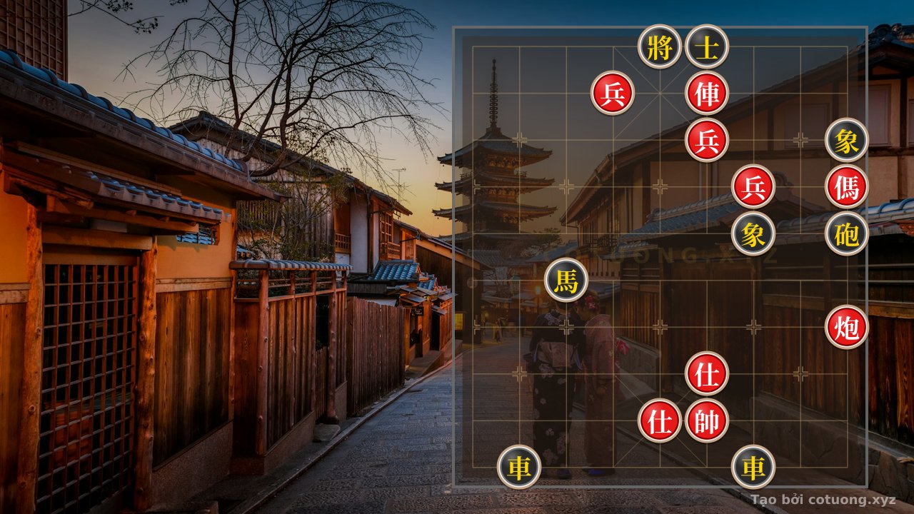 Thế cờ: The 'Red Cannon on File 1 Rank 4' Trap in the 'Double Horse Interlocking' Formation - Warning of a Deadly Mistake — Cờ Tướng Online