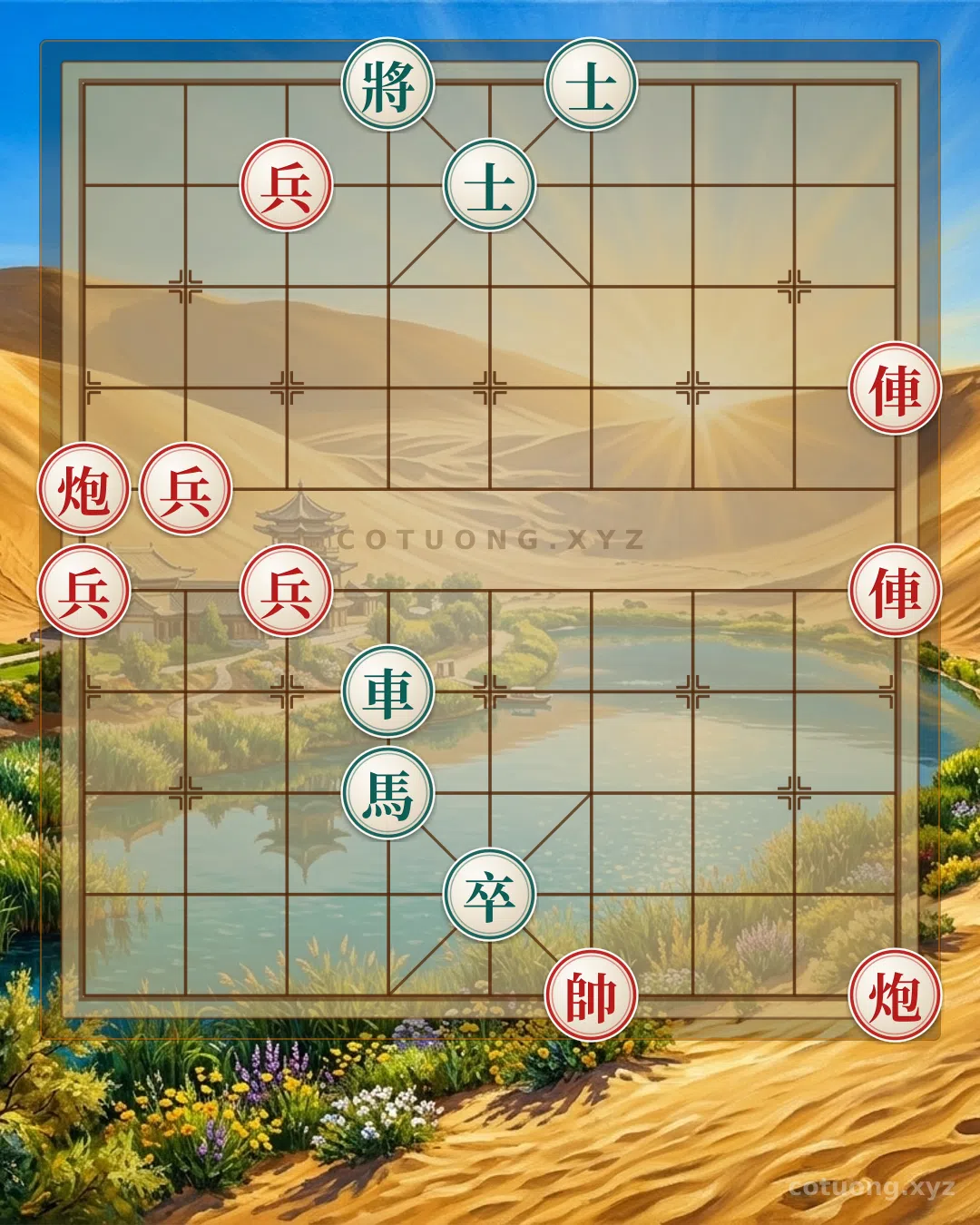 Thế cờ: Cạm bẫy 'Mã Ngọa Tào' trong thế trận cờ tướng: Cảnh báo về sai lầm chết người — Cờ Tướng Online