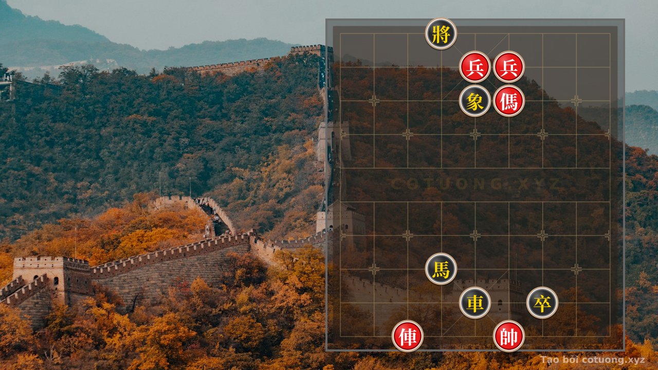 Thế cờ: Super Difficult Xiangqi: 'Black Chariot Traps Red General' - Tactical Insights from the Most Elusive Chariot — Cờ Tướng Online