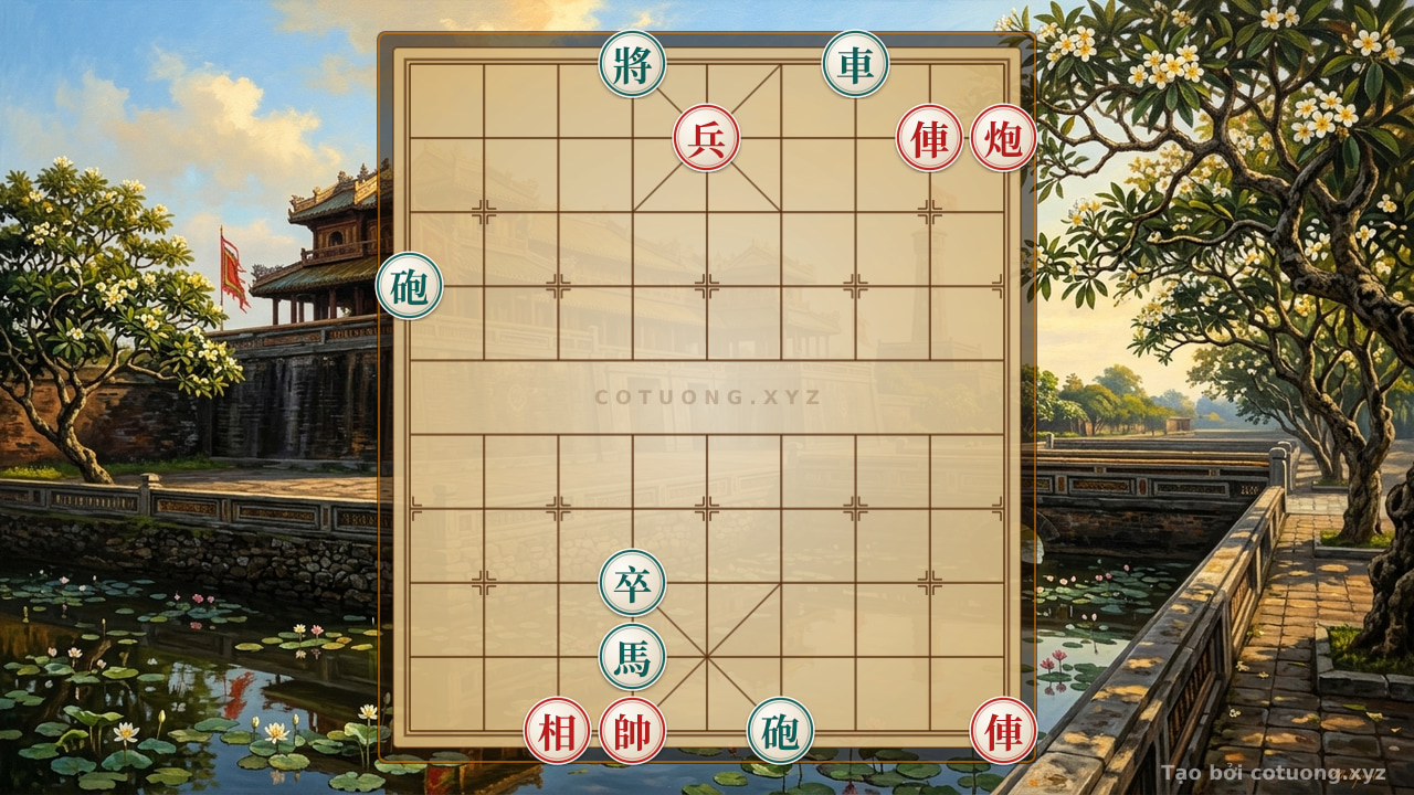 Thế cờ: Xiangqi 'General Exposed' Strategy - Mastering the Red Chariot Thrust in 3 Moves — Cờ Tướng Online