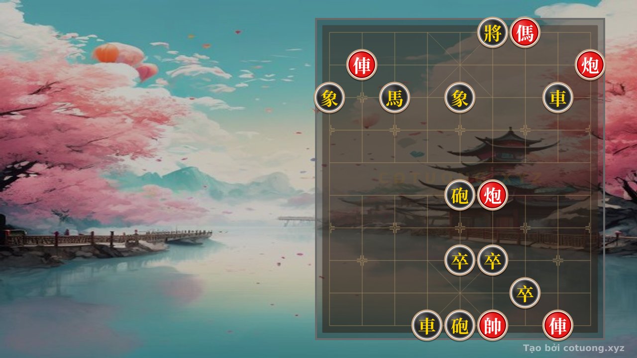 Thế cờ: Infinite Red Cannon: The Strategic Retreat in Xiangqi 4/10 — Cờ Tướng Online