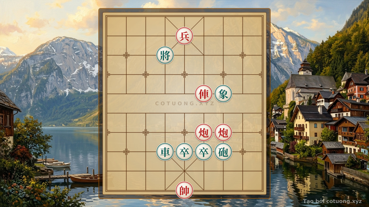 Thế cờ: Xiangqi: The Strategy of Sacrificing Pieces to Defeat the Black General in 5 Moves - The Technique of Xiangqi Master Xich Bi — Cờ Tướng Online