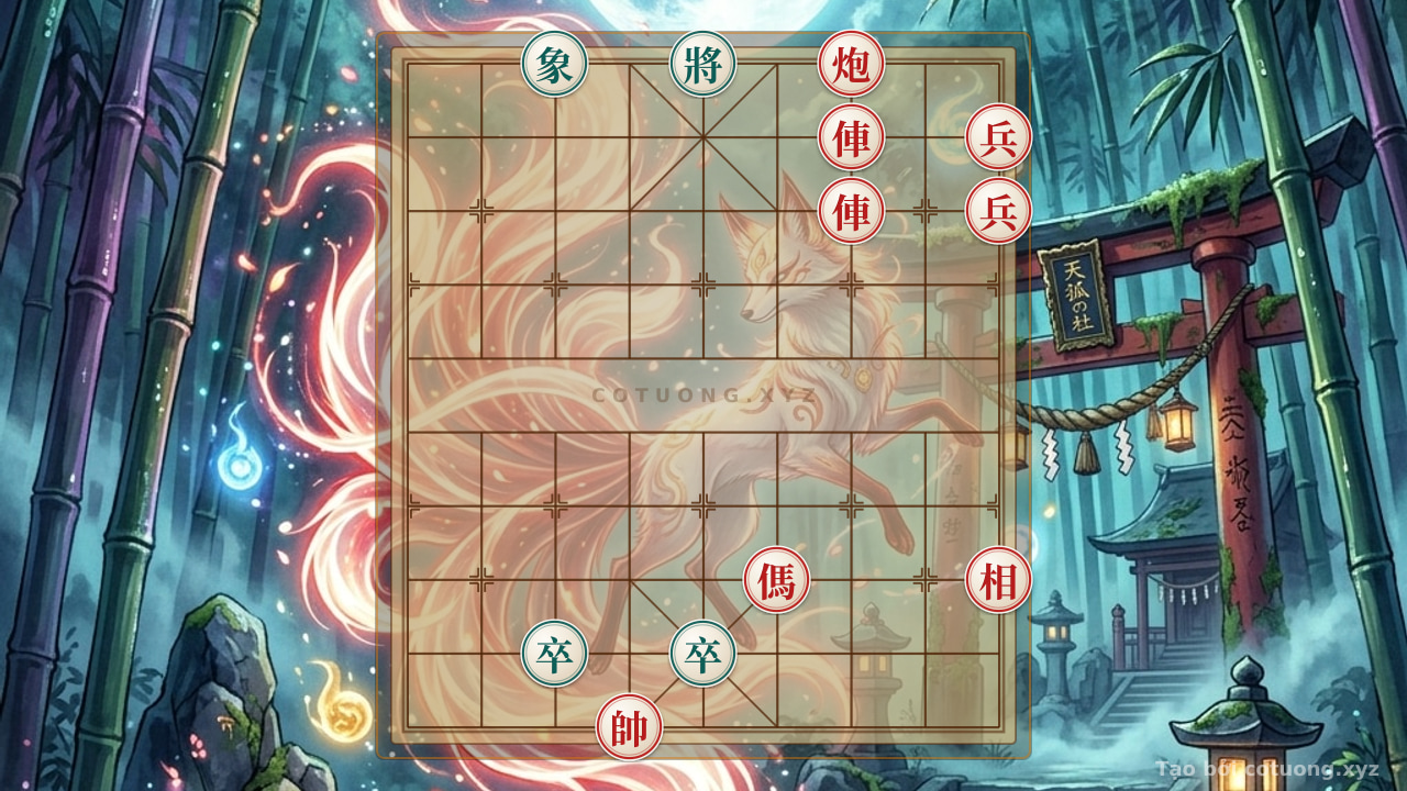 Thế cờ: Xiangqi Master's Secret: When 2 Rooks, 2 Cannons, and 2 Horses Trap a Single General with 2 Pawns - A Strategic Battle as Deep as the Ocean! — Cờ Tướng Online