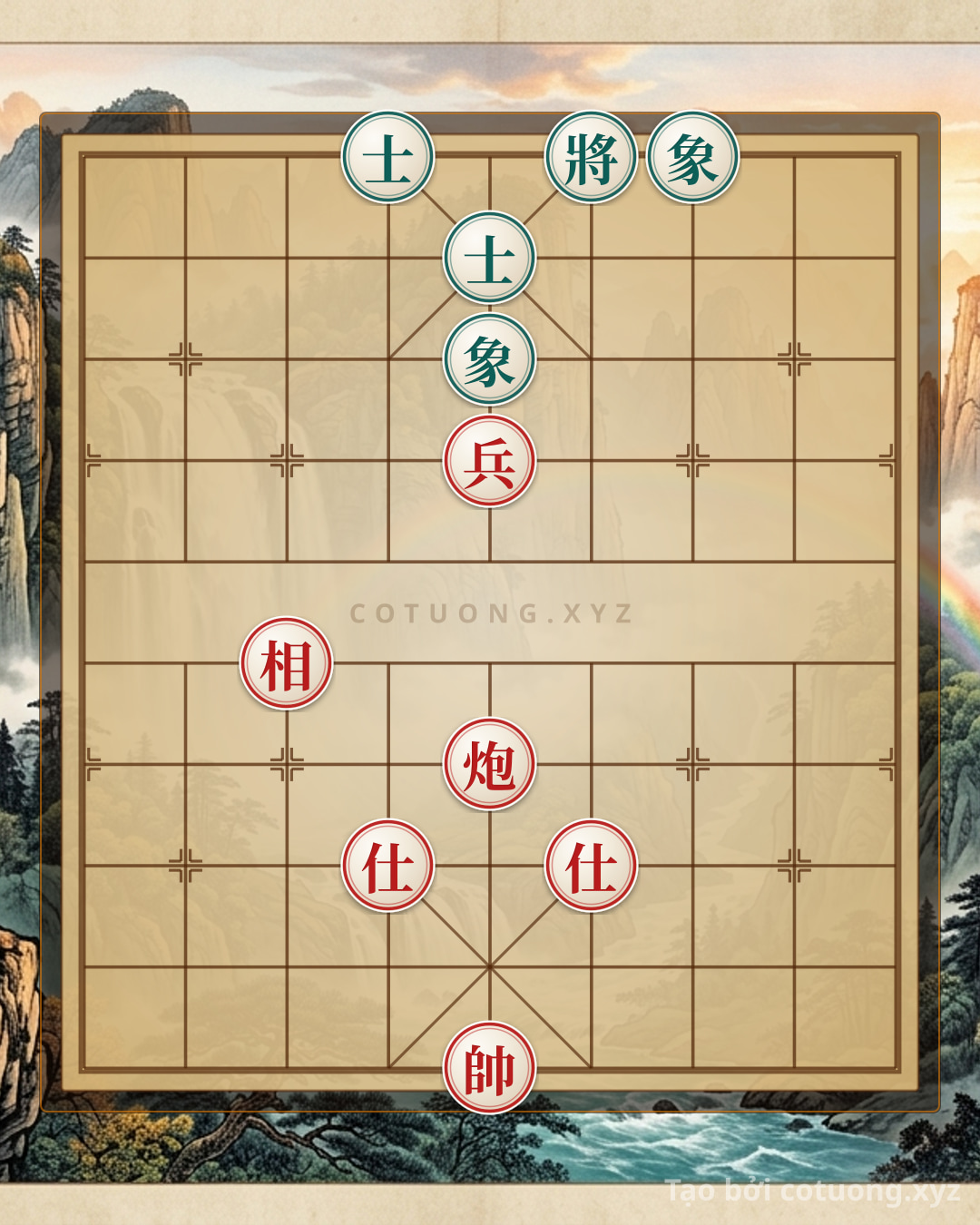 Challenge: Red General: The 'Empty Cannon' Strategy and Killing Moves in Xiangqi - Can you solve it?