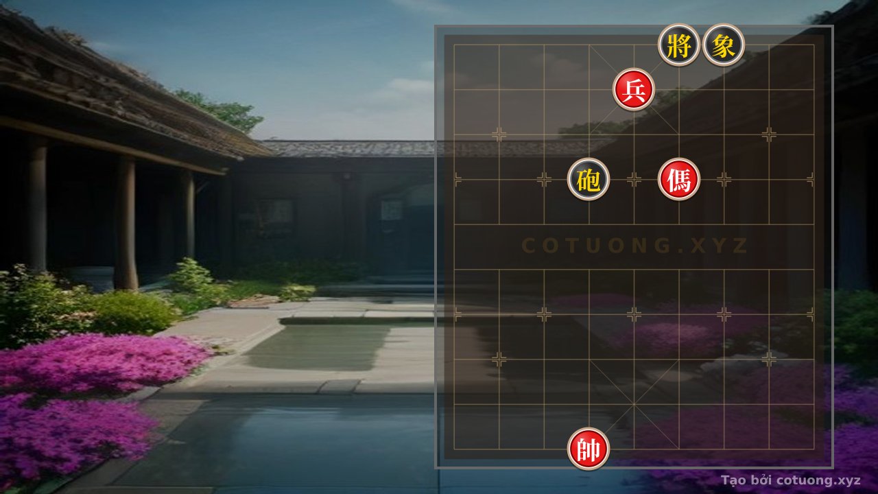 Thế cờ: The 'Black Cannon on File 4' Formation - Red's Secret Strategy in the Battle of Xich Bi — Cờ Tướng Online