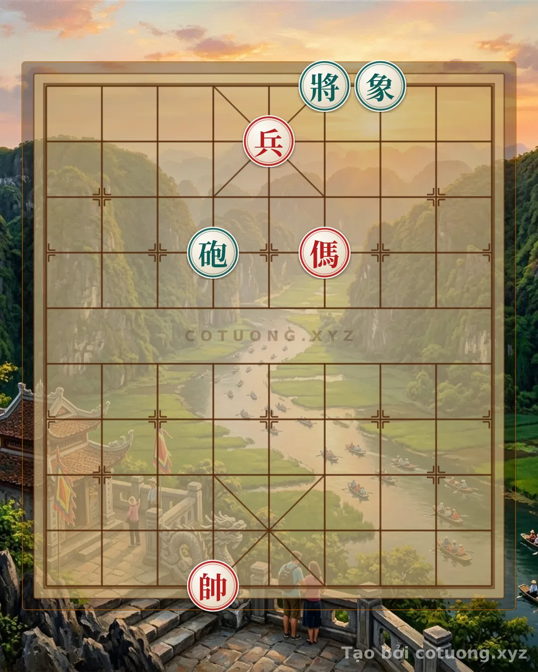 Challenge: The 'Black Cannon on File 4' Formation - Red's Secret Strategy in the Battle of Xich Bi - Can you solve it?
