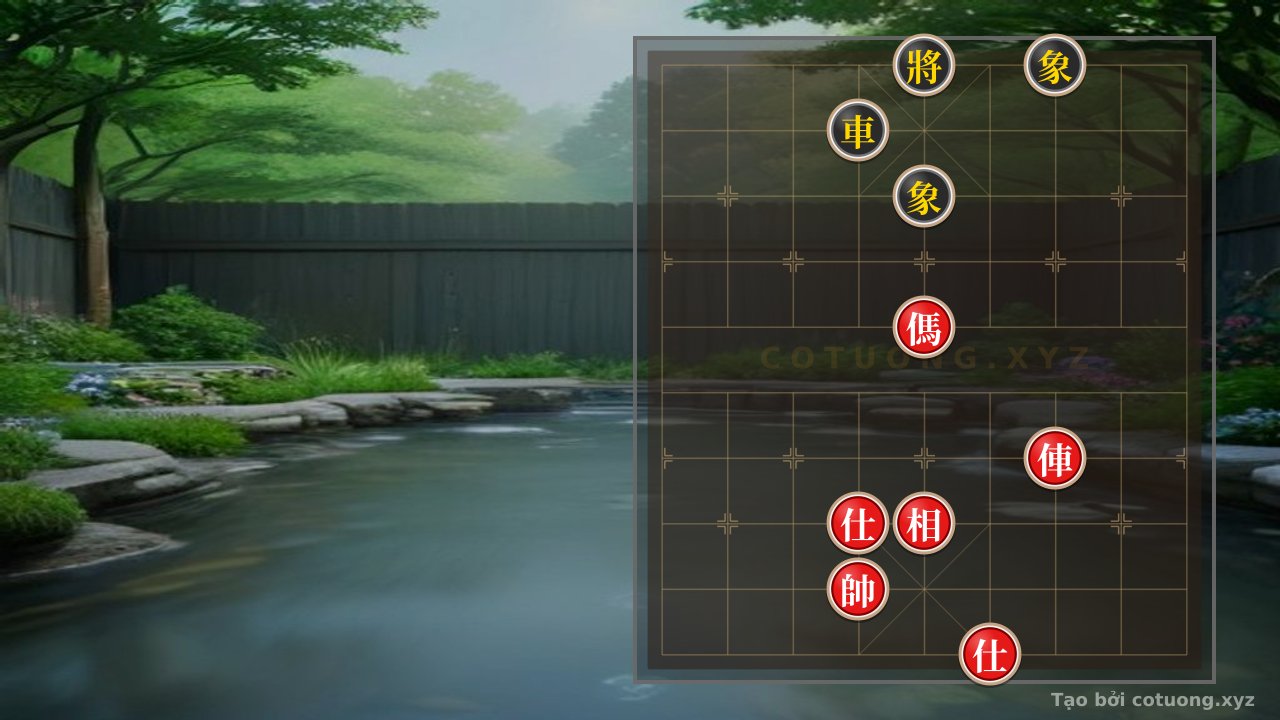 Thế cờ: Xiangqi: The Black General's Desperate Defense - Lessons from Red's Winning Move — Cờ Tướng Online