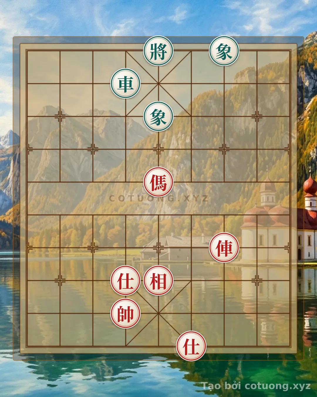Challenge: Xiangqi: The Black General's Desperate Defense - Lessons from Red's Winning Move - Can you solve it?