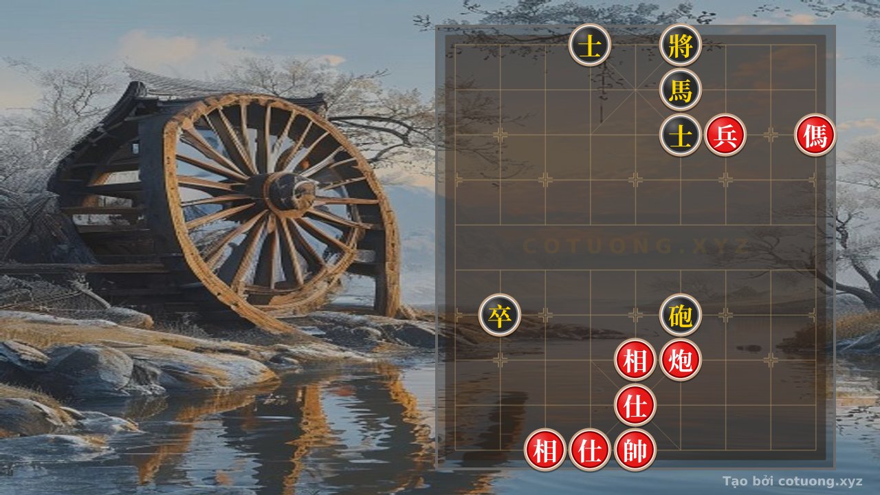Thế cờ: Xiangqi: The Secret to Defeating the Black Horse in the Double Advisors Formation — Cờ Tướng Online