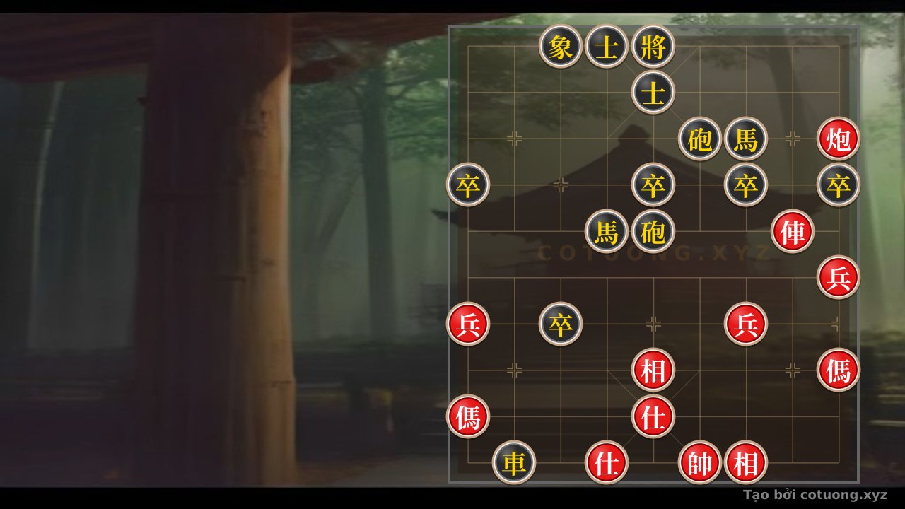 Thế cờ: The 'Double Horse Attack' Trick in the 'Cannon vs. Chariot' Formation - Xiangqi with AI — Cờ Tướng Online