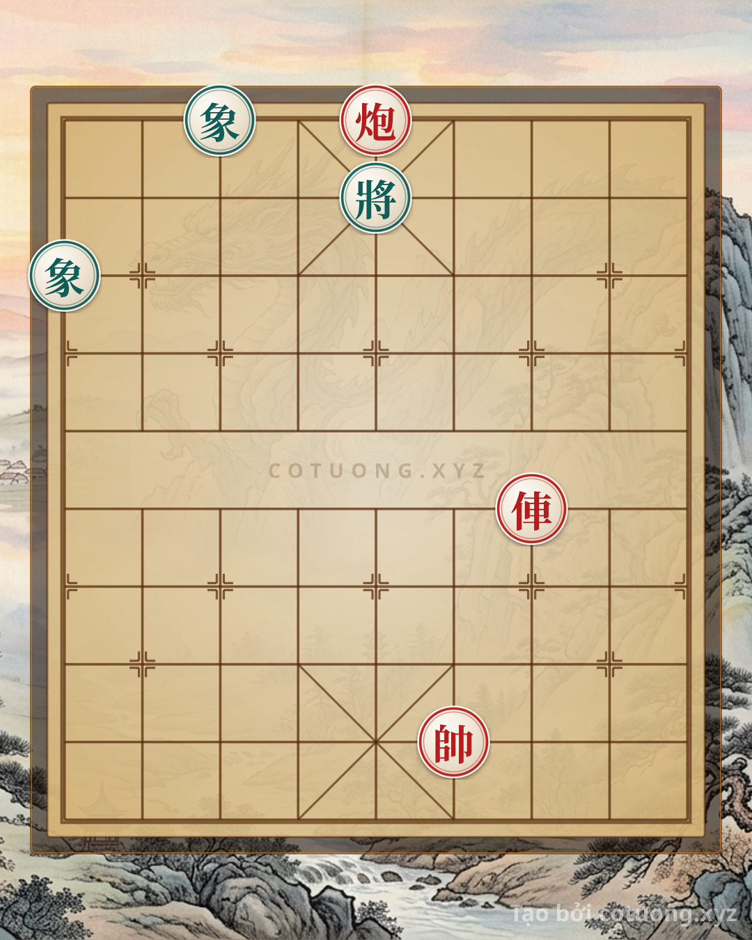 Challenge: Xa pháo hiệp lực trảm tướng - Can you solve it?