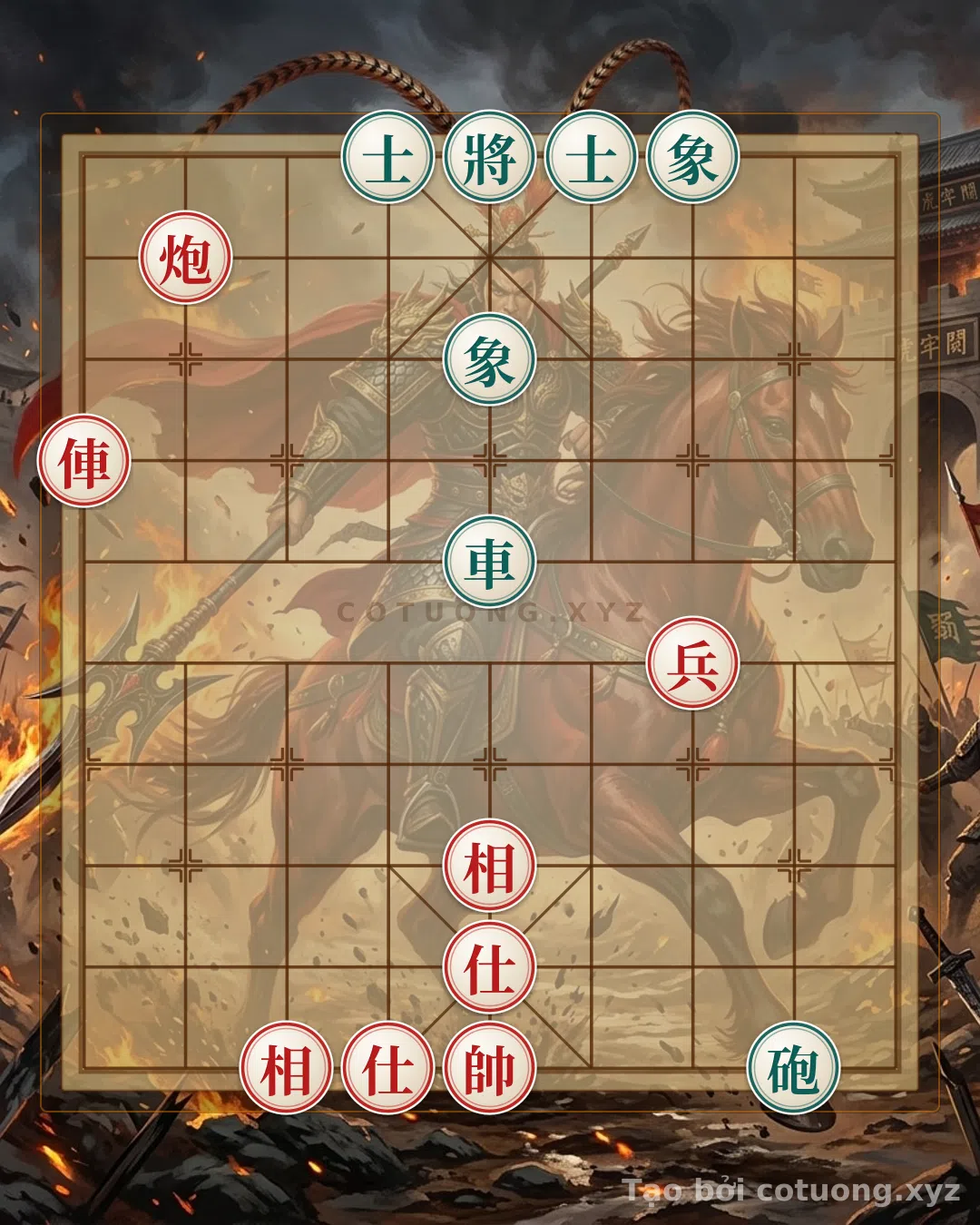 Thế cờ: Xiangqi (Chinese Chess) Position: 