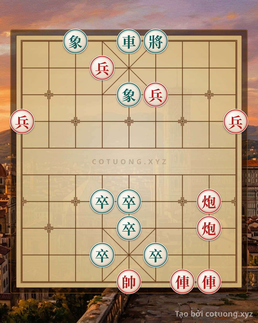 Challenge: Red General's Strategy: Defense Tactics for the Black Pawn on the 4th Rank - Basic Lessons in Defense - Can you solve it?