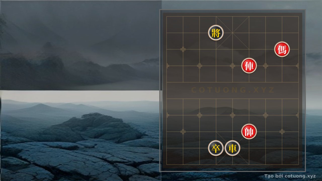 Thế cờ: Xiangqi (Chinese Chess) Position Extremely Dangerous: 