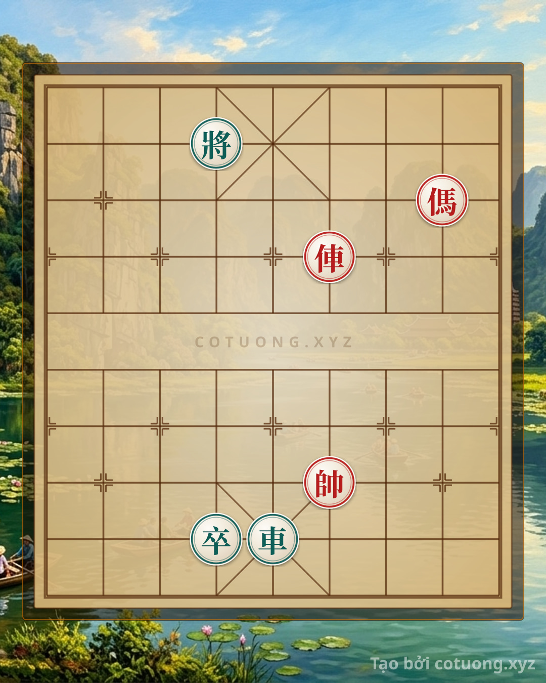 Challenge: Xiangqi (Chinese Chess) Position Extremely Dangerous: 