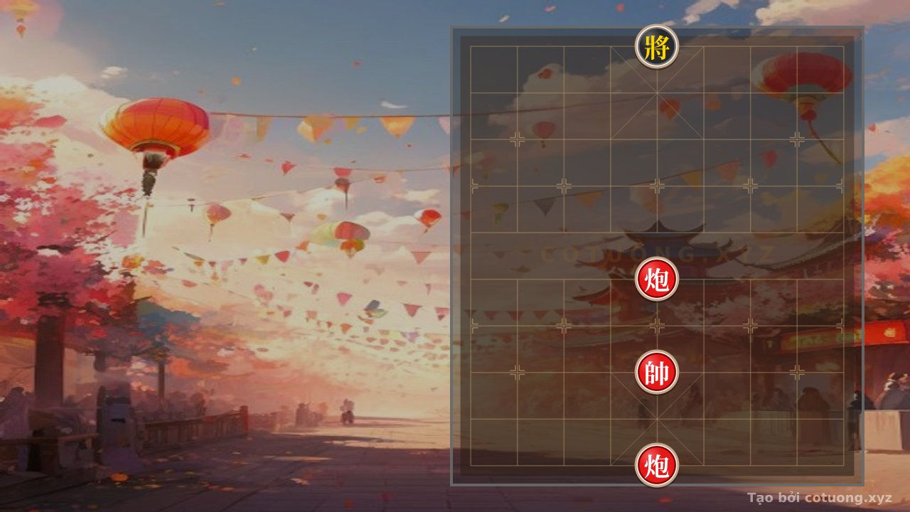 Thế cờ: Red Cannon's Trick - How to Defeat the Black General in a Special Xiangqi Setup — Cờ Tướng Online