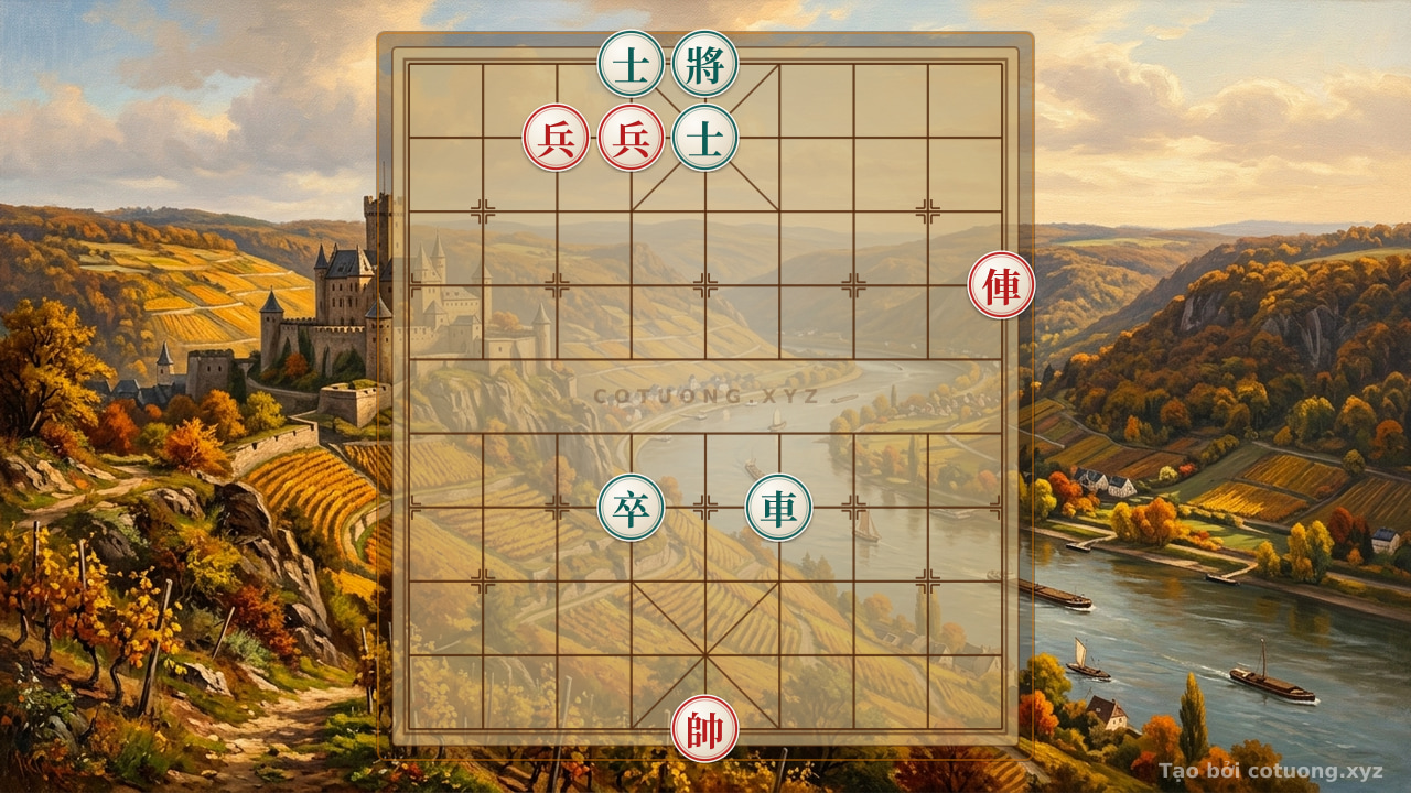 Thế cờ: Xiangqi: The Counterattack Strategy from the 'Red Pawn Rushes to File 7' Formation — Cờ Tướng Online