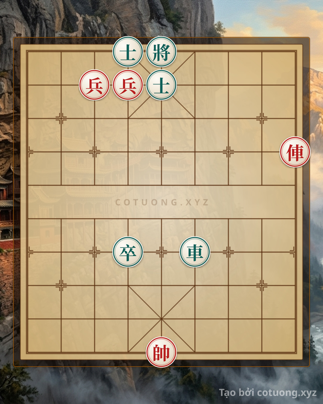 Challenge: Xiangqi: The Counterattack Strategy from the 'Red Pawn Rushes to File 7' Formation - Can you solve it?