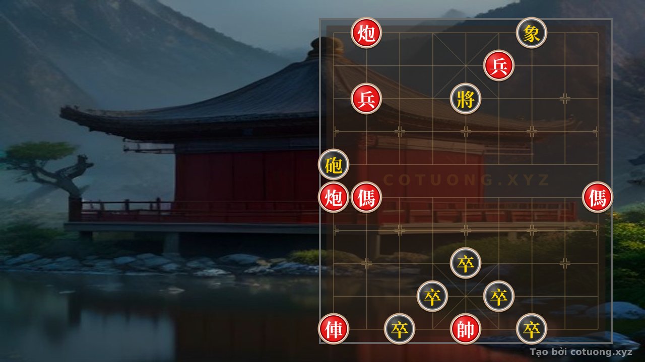 Thế cờ: Xiangqi: Defensive Counterattack Tactics Against Double Horse — Cờ Tướng Online