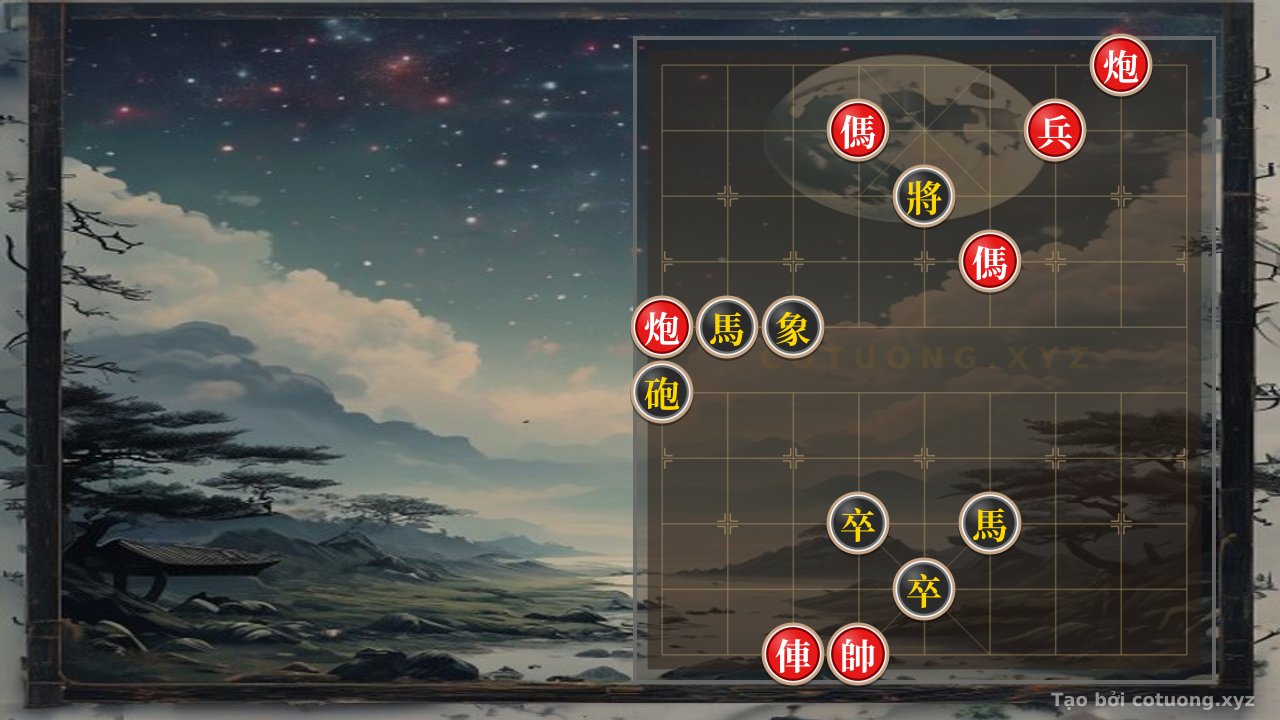 Thế cờ: The Secret Tactics of Endgame Xiangqi: When the Red Chariot, Cannon, and Horse Dance Amidst the Storm of Pawns - Decoding the #6e2e Masterpiece — Cờ Tướng Online