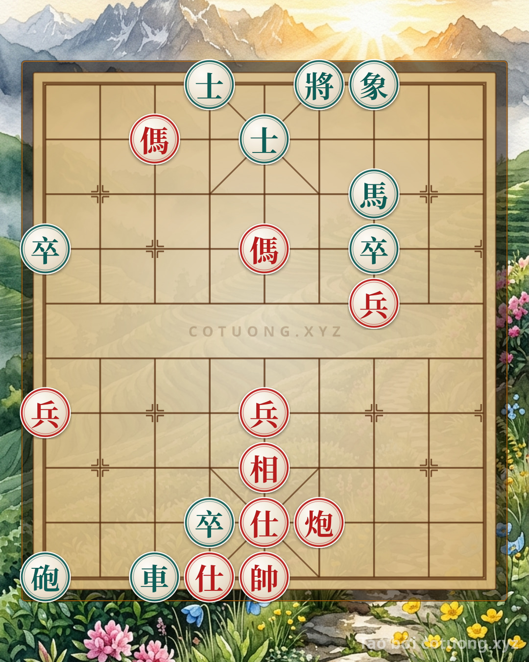 Challenge: Black Trap Like Fire: How Red's Horse Breaks the Black Chariot Formation - Can you solve it?