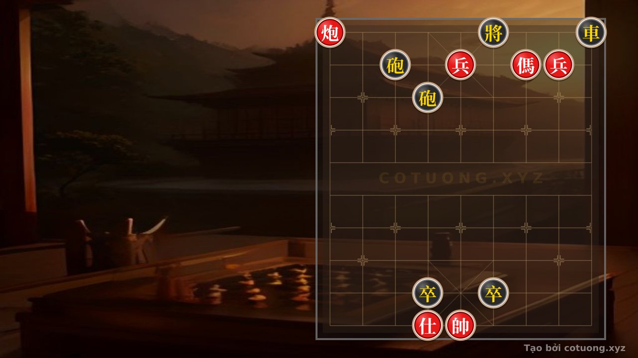Thế cờ: A Simple Xiangqi Opening: Red Attacks the Cannon, Black Suffers a Defeat — Cờ Tướng Online