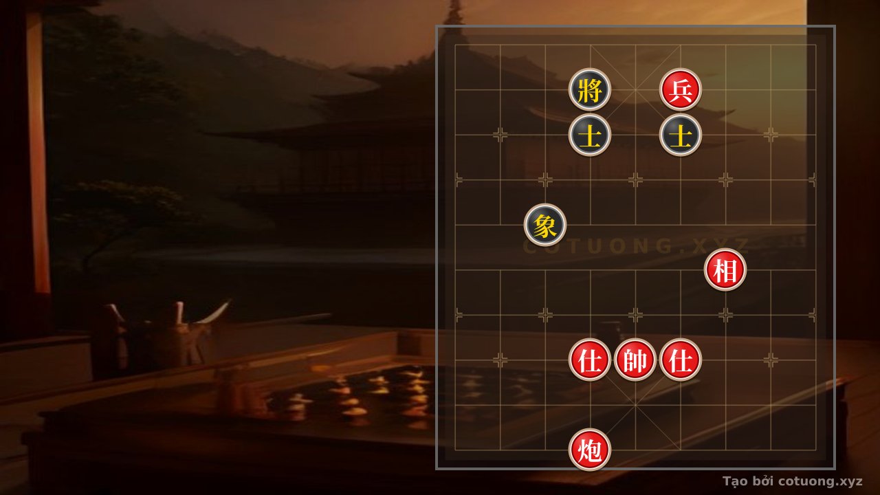 Thế cờ: Xiangqi: The Red's Deceptive Strategy - The 'Empty Cannon' Formation and Killing Moves — Cờ Tướng Online