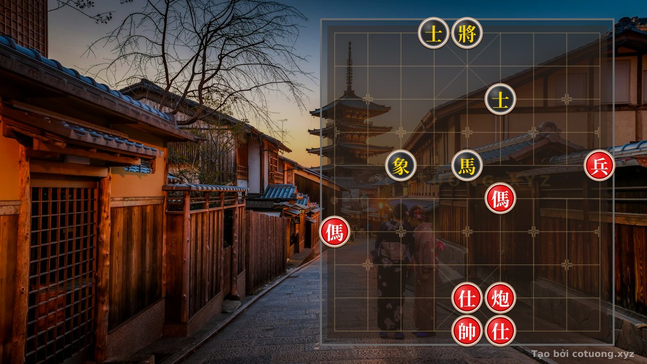 Thế cờ: Red General's Chess: 'Double Horses' Interlock, Cannon Empty Move - Advanced Tactical Mastery — Cờ Tướng Online