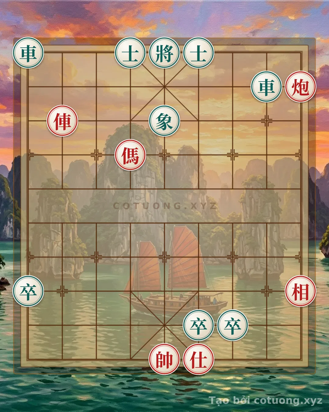 Thế cờ: Xiangqi: Red's Strategy to Break the Black Chariot's Siege - Decoding the 'Empty Cannon' Formation — Cờ Tướng Online