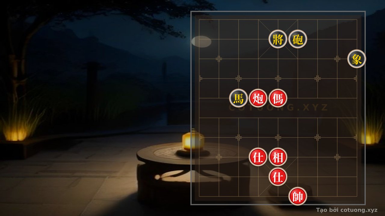 Thế cờ: Xiangqi: Mastering the Double Horse Face-to-Face Trap — Cờ Tướng Online