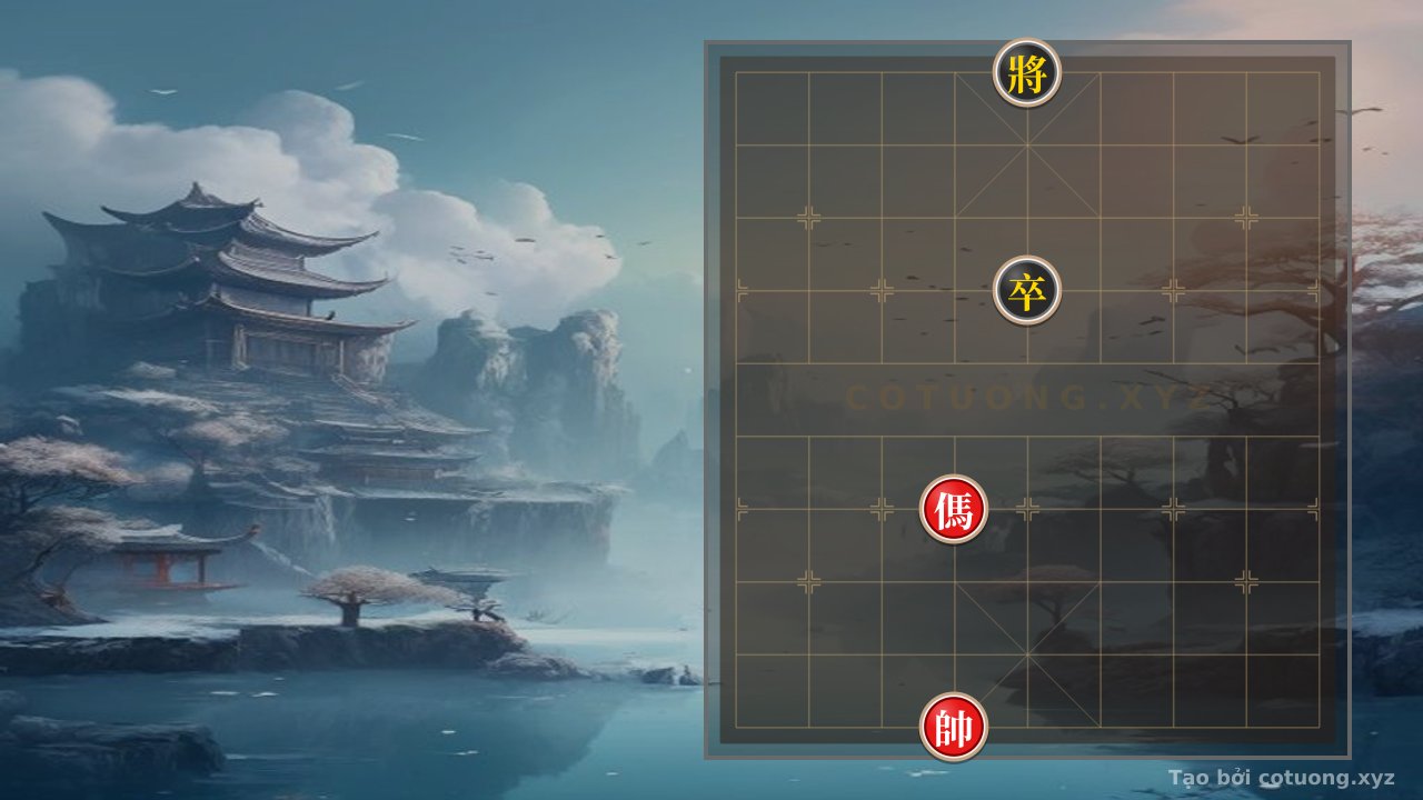 Thế cờ: Red General: Strategy for Capturing the Black Pawn at File 5 Rank 7 - The Secret to Victory — Cờ Tướng Online