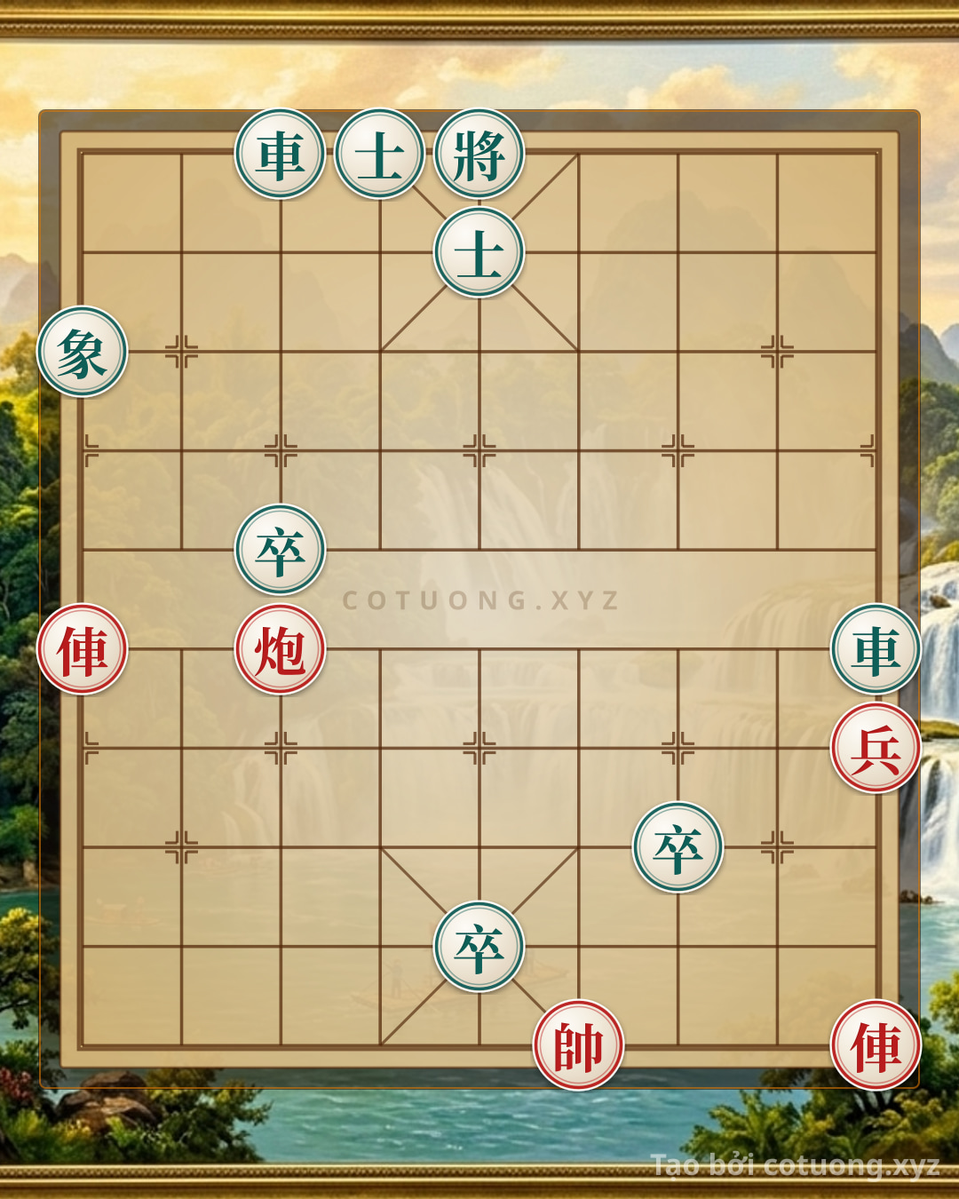 Challenge: Xiangqi Strategy: Red Chariot Retreats to 1,1 - Red Cannon Attacks 7,5 - Can you solve it?