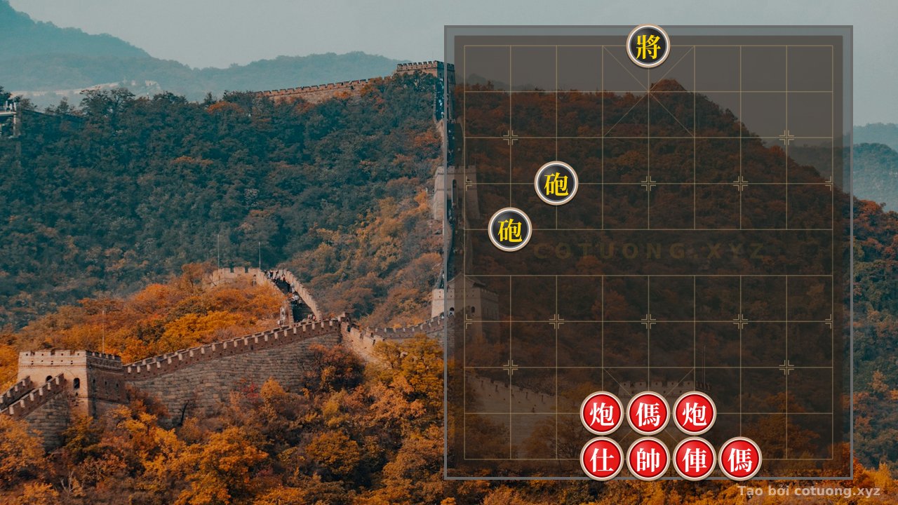Thế cờ: The Chess Knight: Breaking the Black King's Unstoppable Fortress — Cờ Tướng Online