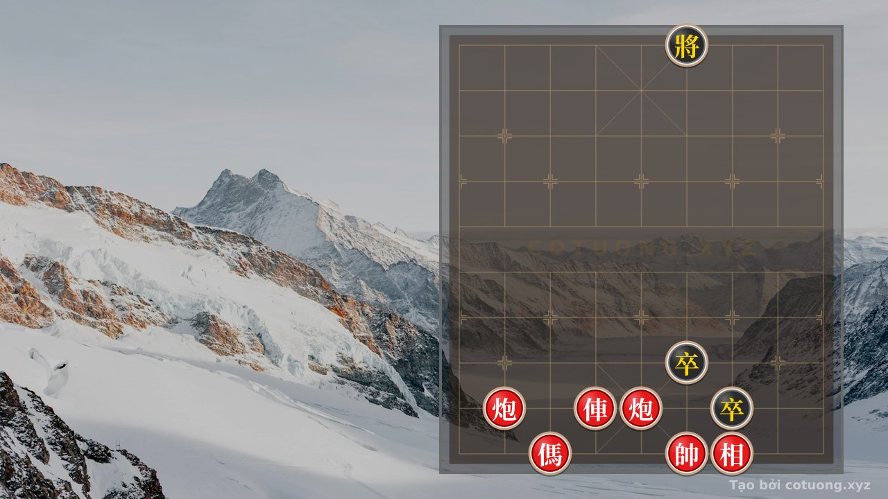 Thế cờ: Art of Counterattacking Defense: Breaking the 'Black General on File 6, Rank 10' Formation with Double Cannon Strategy — Cờ Tướng Online