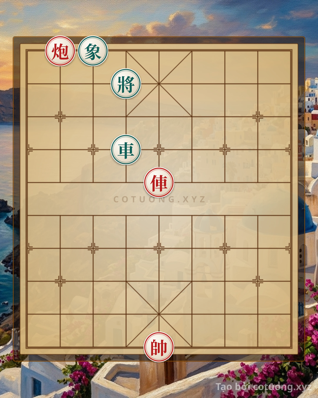 Challenge: Red Cannon on File 8, Rank 10: Black General Must Be Cautious - Can you solve it?