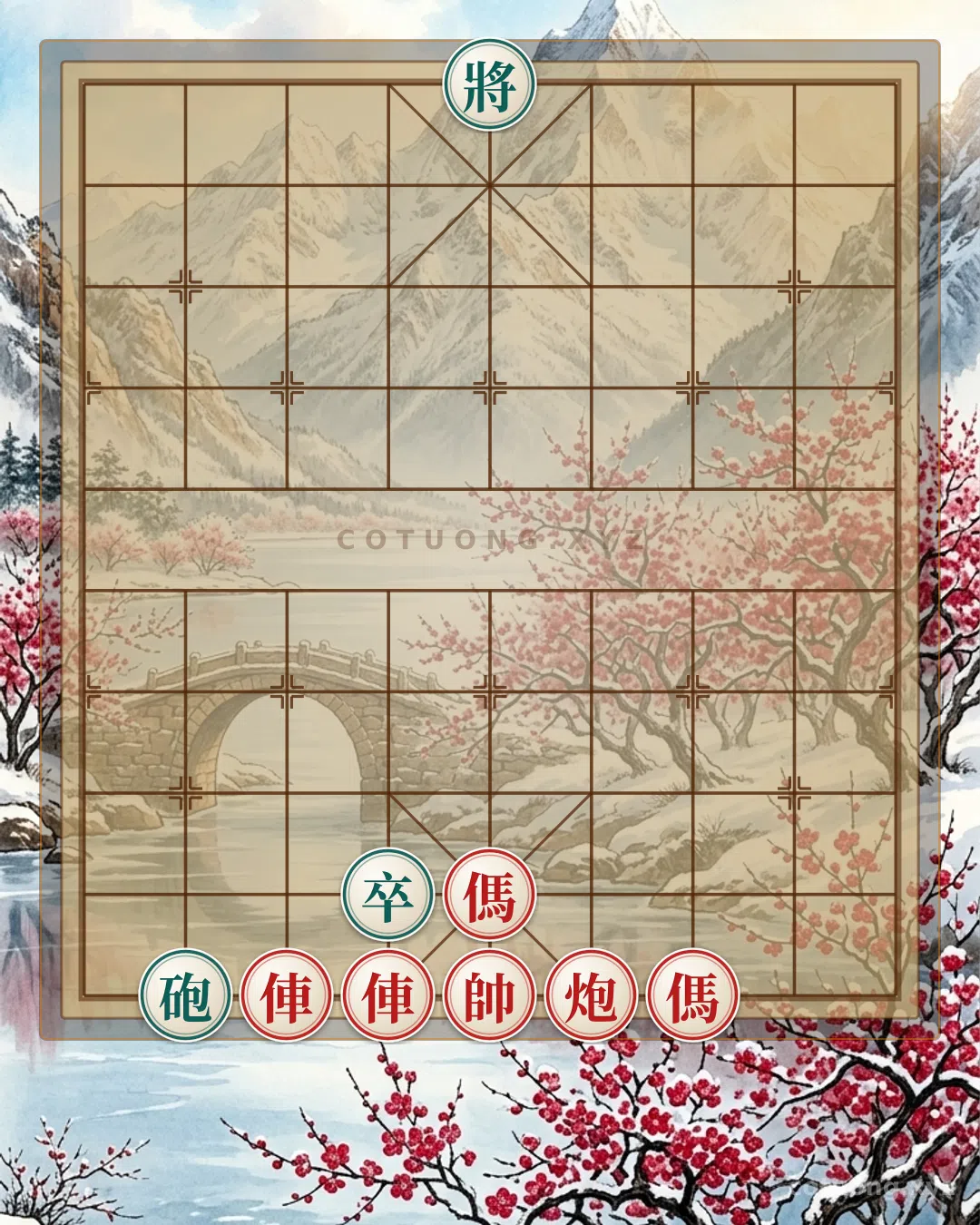 Thế cờ: Song Mã Giao Chân: Lessons in Endurance in Xiangqi — Cờ Tướng Online